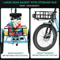 ABORON 3.0 Fat Tire Electric Trike for Senior Foldable E Bike, 500W Motorized Tricycle Adult 20" Folding 3 Wheel Electric Commute Bike Trike W/48V
