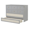 Nestfair Full Size Murphy Bed with Spacious Drawers