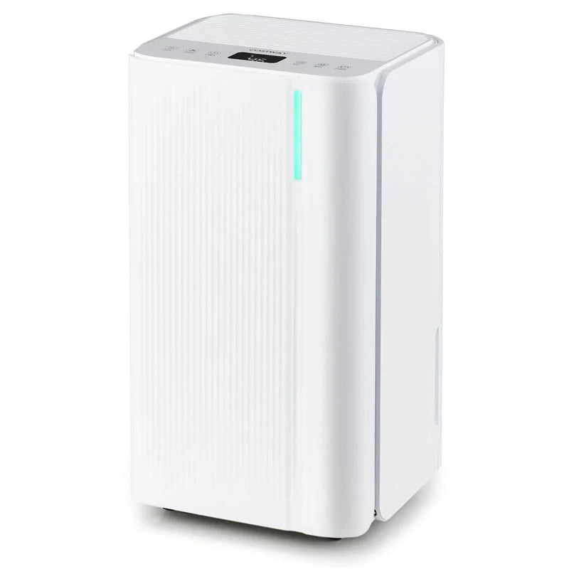 32 Pint Dehumidifier with 3.3FT Drain Hose, 24H Timer & 3 Color Indicator, 2000 sq ft Portable Dehumidifier for Basement, Bedroom, Bathroom