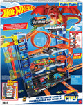 Hot Wheels City Ultimate Garage Playset with 2 Die Cast Cars, Toy Storage for 50+ Cars
